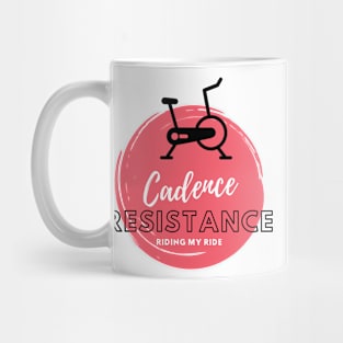 Cadence Resistance Riding my Ride Peloton Mug